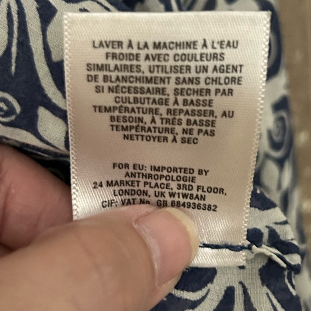 Maeve printed blouse,  size 8 - Picture 11 of 12